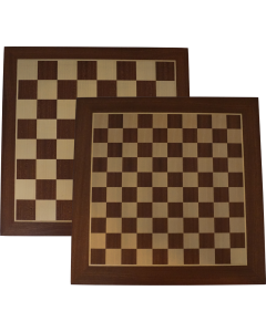 Dambord mahonie ingelegd 48cm