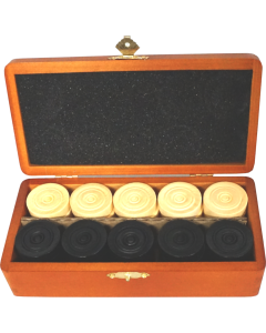 damschijven 32mm in klapkist